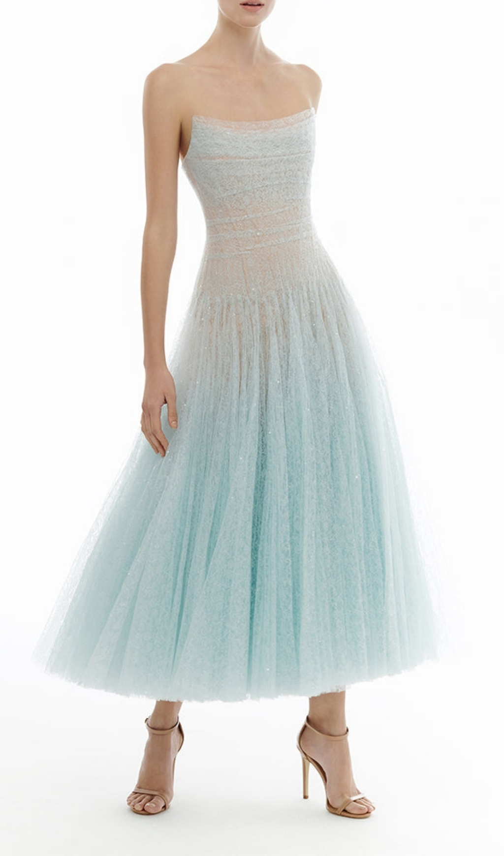 VIRAL BLUE LACE MIDI DRESS - OWNCI VIRAL BLUE LACE MIDI DRESS - OWNCI