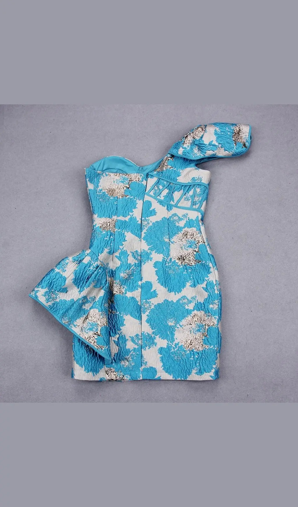 003f9068b1f2e7d1c1e9af54831cf0b8.jpeg Fashionslee Women Jacquard One Shoulder Mini Dress In Yellow