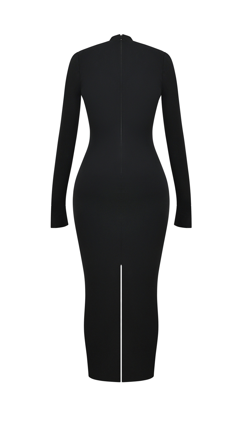 VIRAL BLACK TURTLENECK MAXI DRESS - OWNCI VIRAL BLACK TURTLENECK MAXI DRESS - OWNCI
