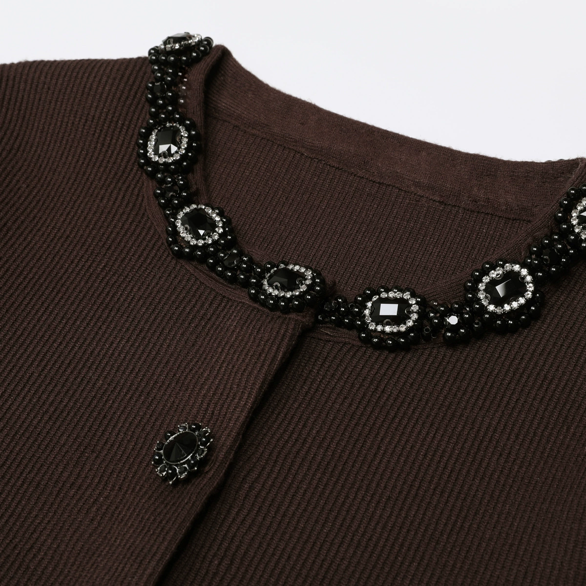 0103971c1c5f1b63963d0a2ae8863d98.webp Fashionslee Women Jie Coffee Cardigan & Skirt Set