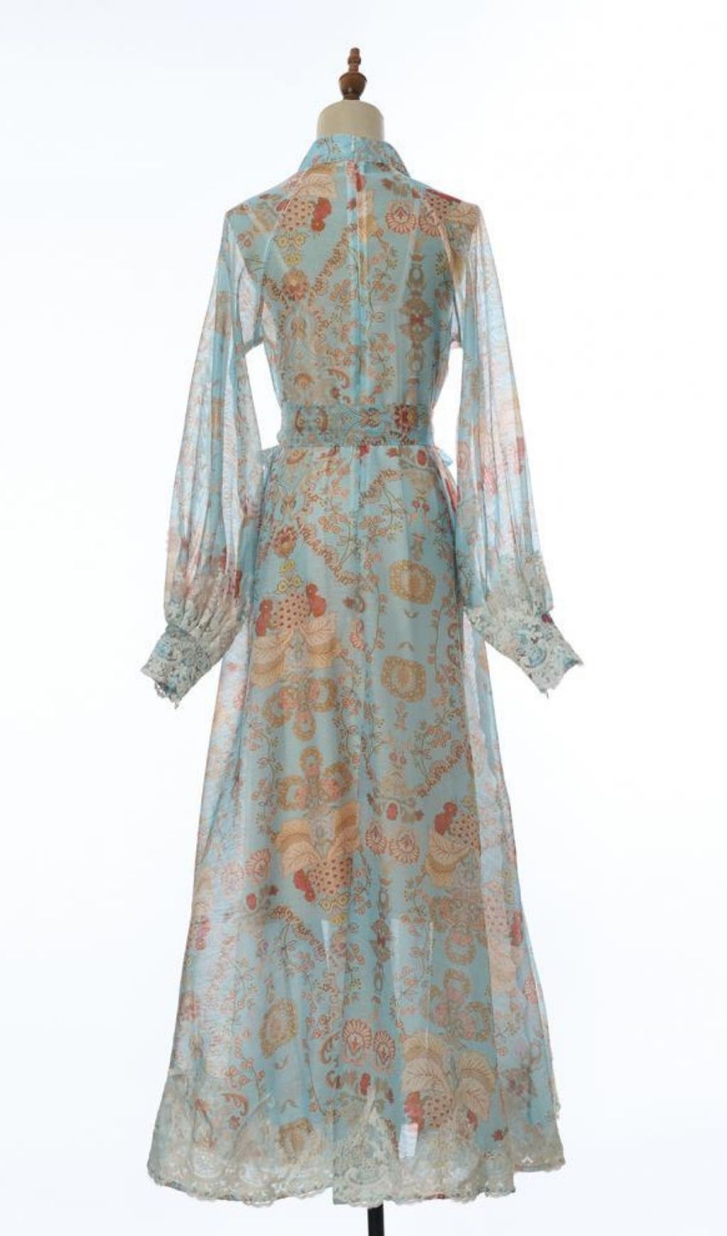 Fashionslee Women Karyn Printed Long Sleeve Maxi Dress