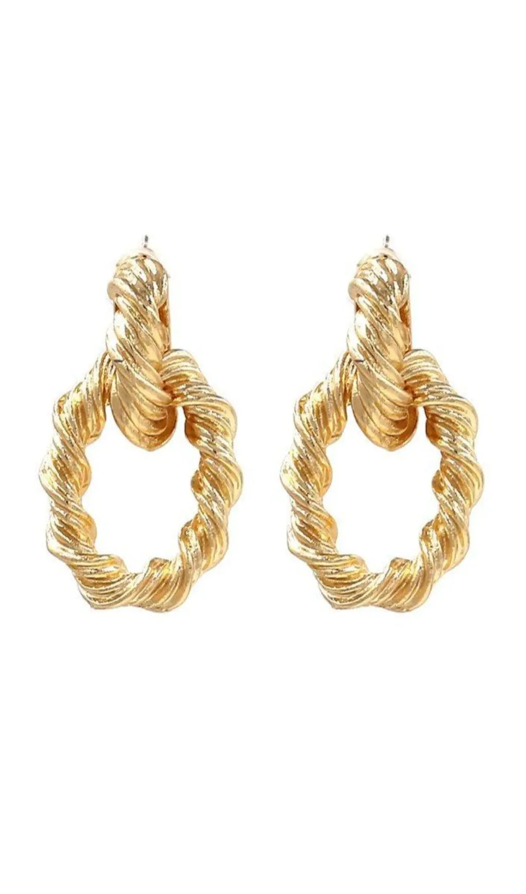 Fashionslee Women Fashion Golden Earrings