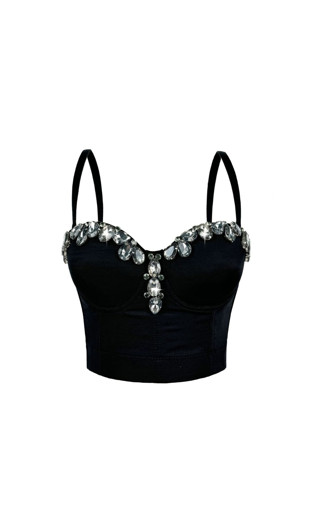 DIAMANTE VIRAL CROP TOP – AESTHETIC GLAM - OWNCI