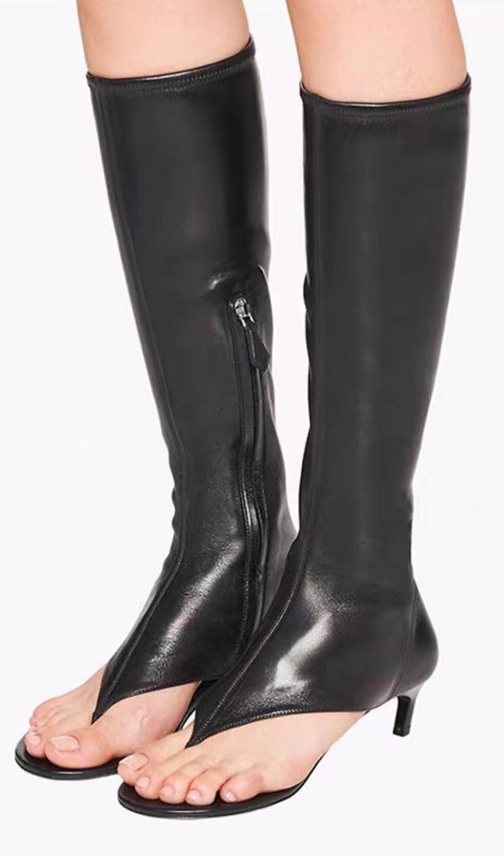 Fashionslee Women Andrej Cutout Leather Boots