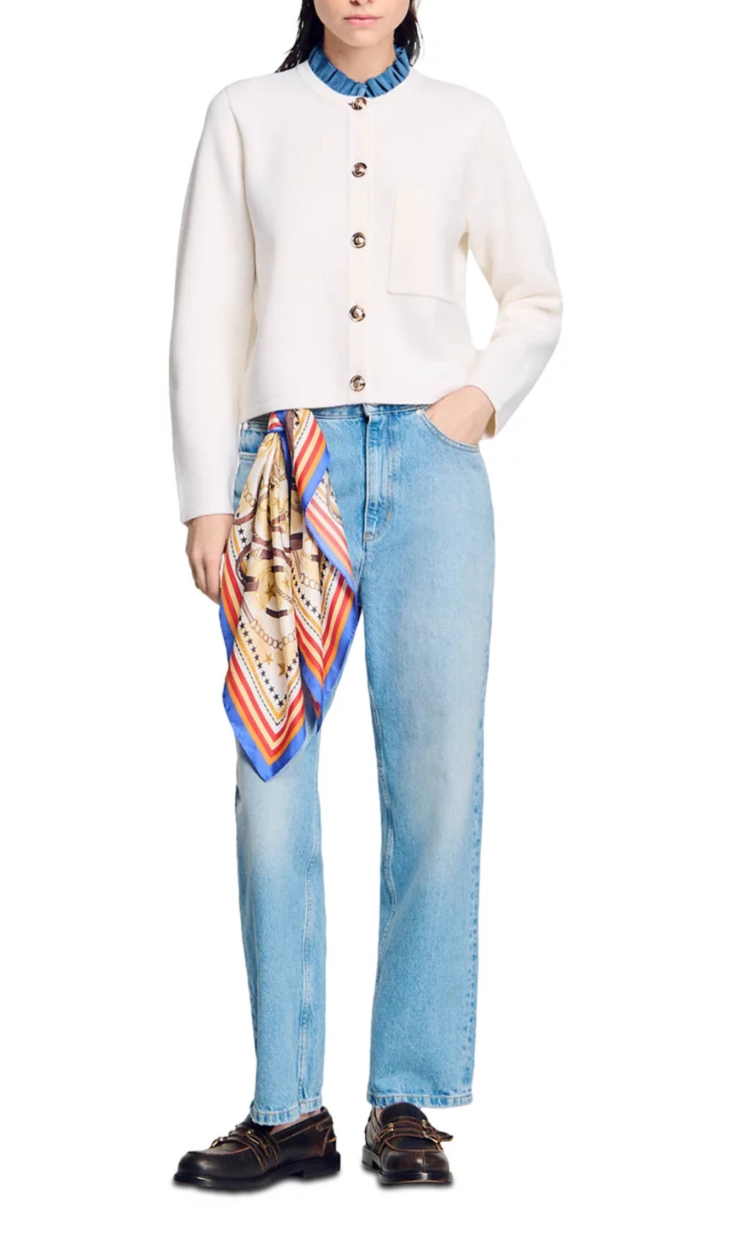 02994d5e15b062c2efa1ae4db5115b04.jpg Fashionslee Women Meunier White Cardigan