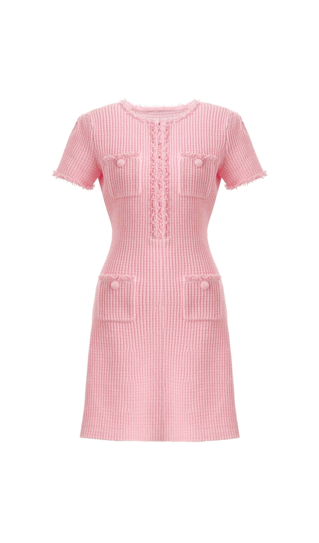 Fashionslee Women Emme Beaded Knit Mini Dress