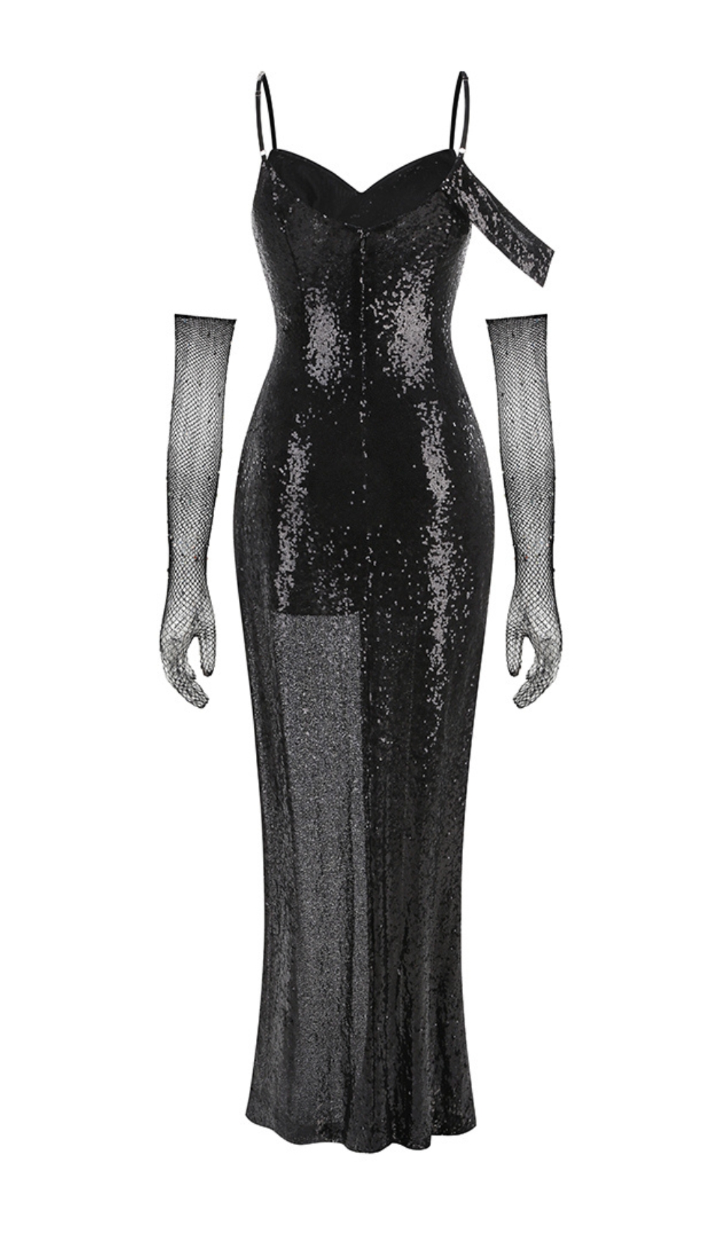 030a435639d9679f9628694e57daae33.jpg Fashionslee Women Carlita Black Sequin Maxi Dress