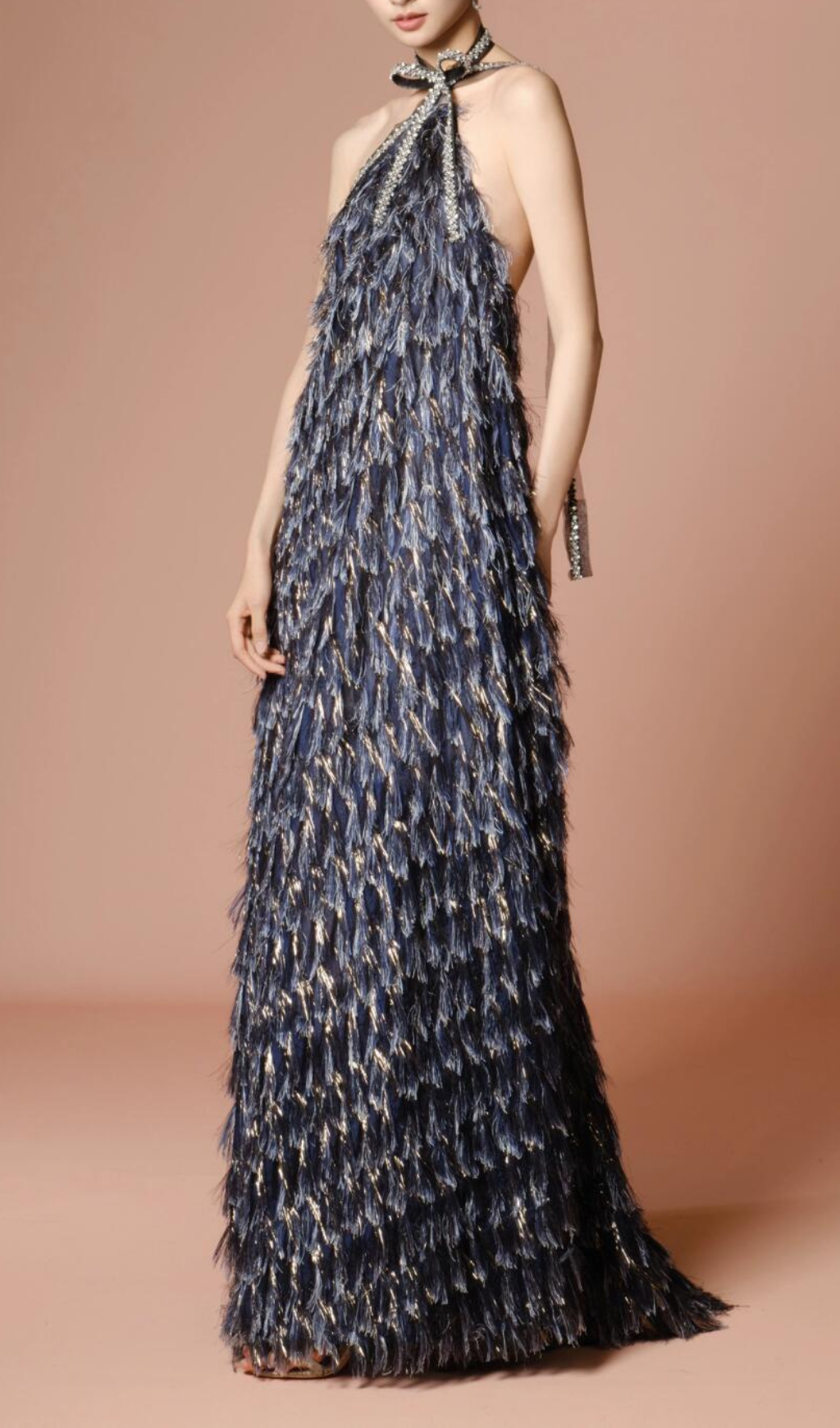 033f3d5bba0a05363813970b96d47077.png Fashionslee Women Gari Halter Backless Maxi Dress