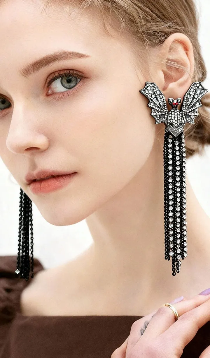 TRENDING BAT TASSEL EARRINGS – MUST-HAVE - OWNCI TRENDING BAT TASSEL EARRINGS – MUST-HAVE - OWNCI
