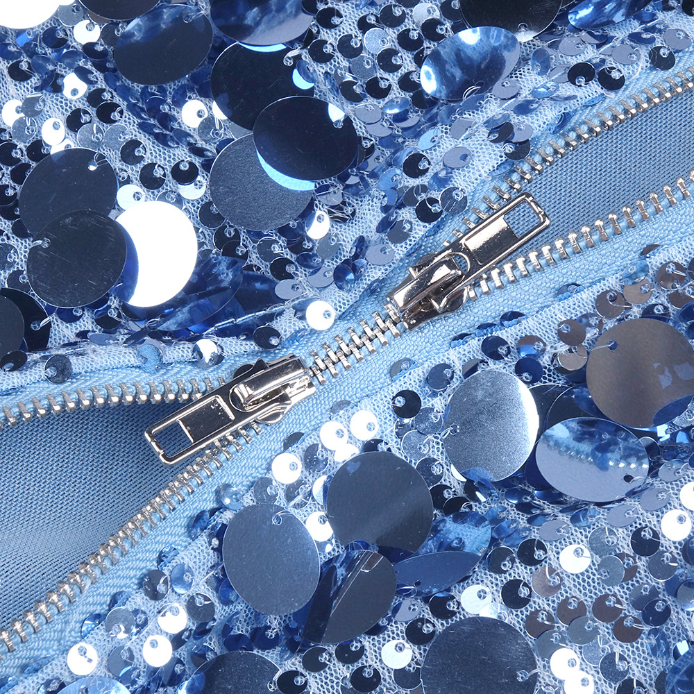 03a7984ea830b0a748d028187edde30a.jpg Fashionslee Women Izak Blue Strappy Sequin Maxi Dress