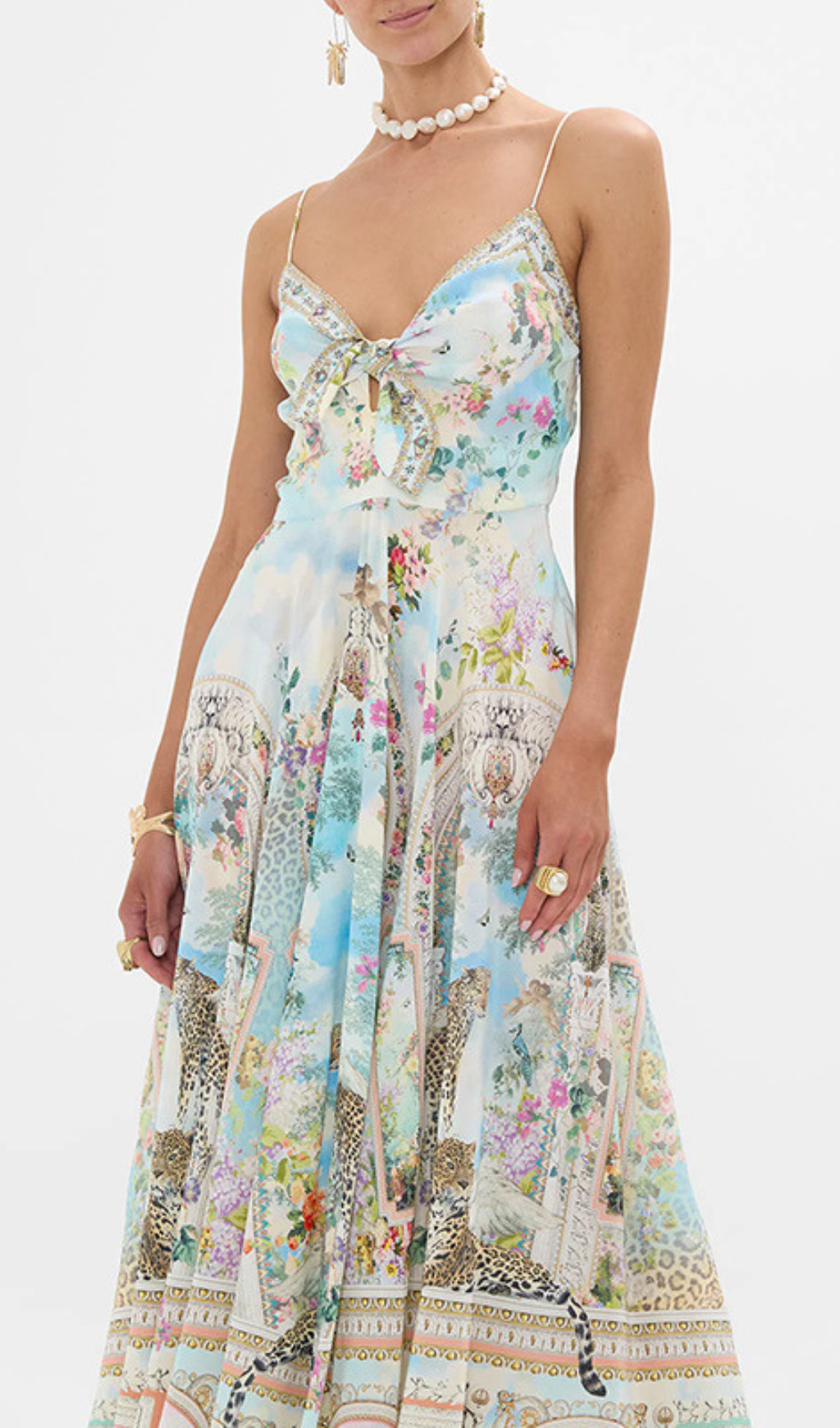 VIBRANT PRINT MAXI DRESS AESTHETIC - OWNCI VIBRANT PRINT MAXI DRESS AESTHETIC - OWNCI