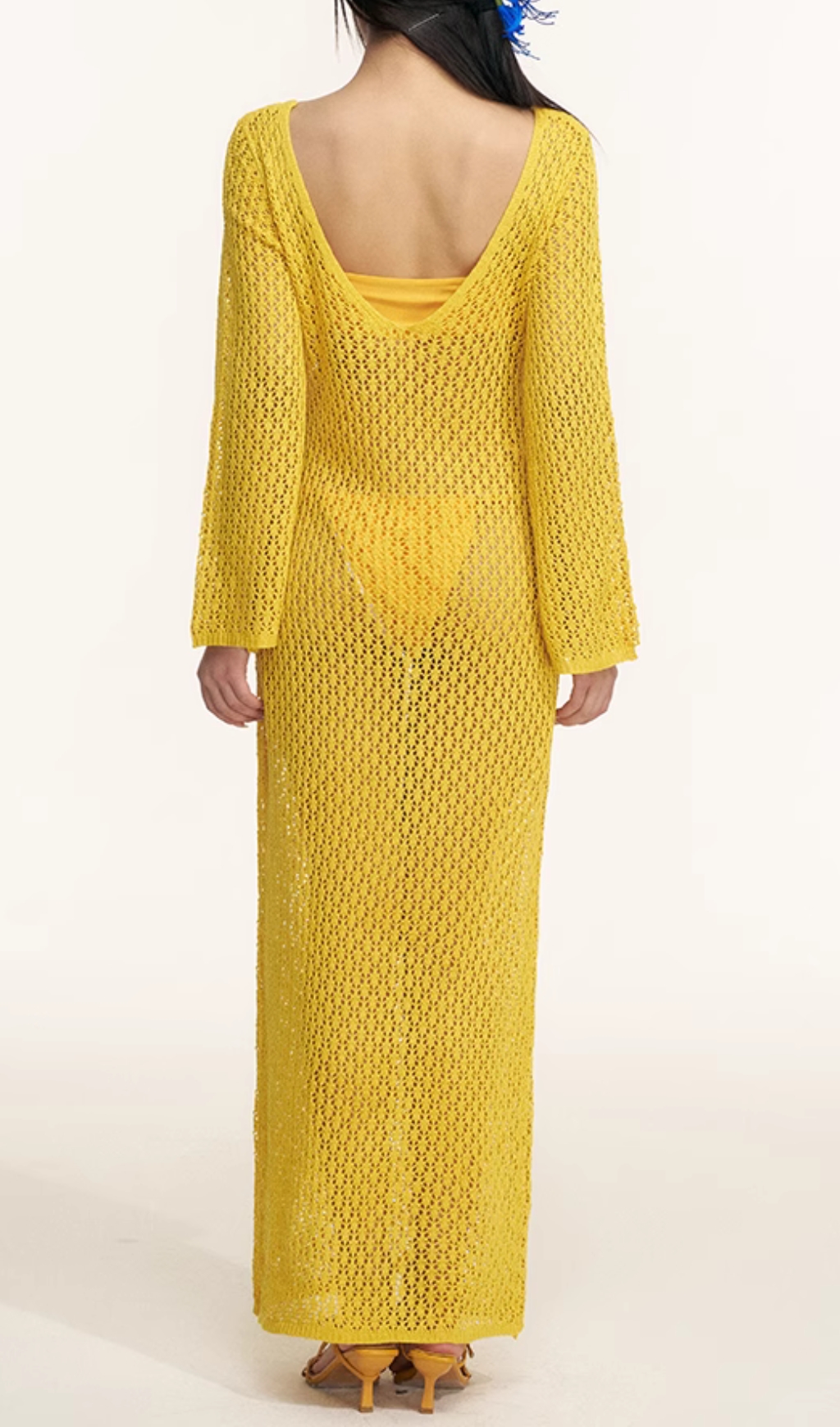 Fashionslee Women Dillan Yellow Flower Three-Piece Swimsuit
