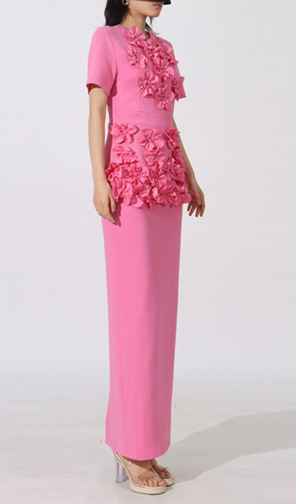 0436ee0dc2502416e3758651f7ac68bb.jpg Fashionslee Women Delma Pink Flower Two-Piece Set
