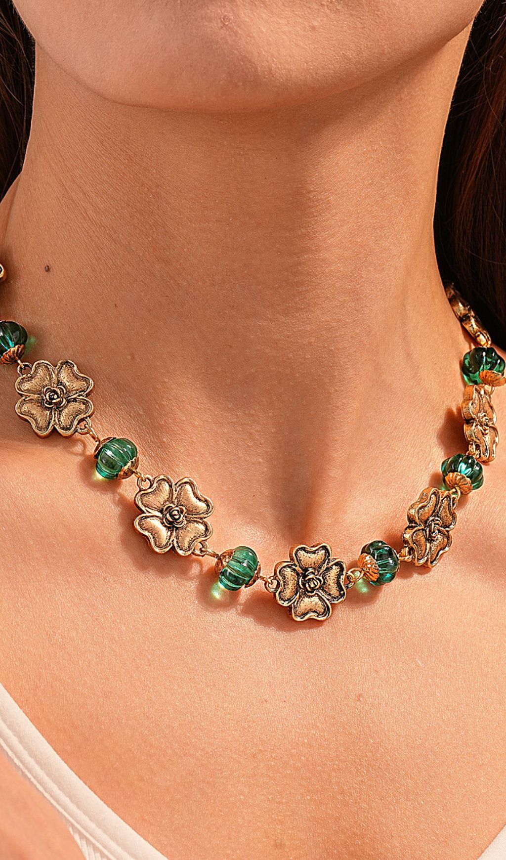 Fashionslee Women Jacoby Four-Leaf Clover Necklace