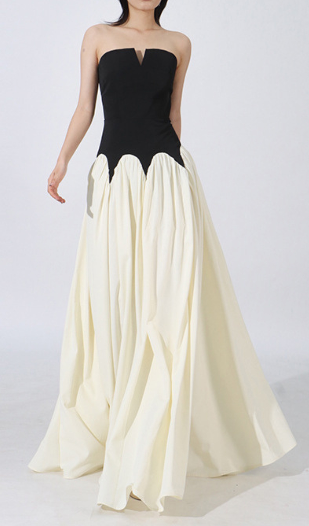 06abe24a81ad54cb9b39b69250949c64.jpg Fashionslee Women Dustie Strapless Maxi Dress