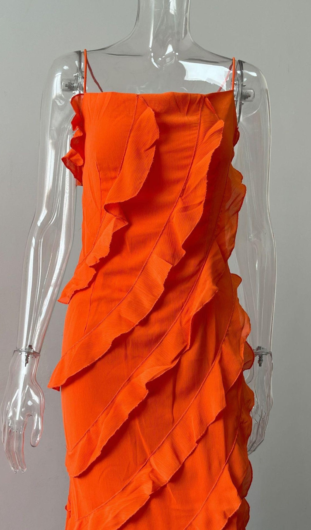 06eb6b13284c116f4e28568c31a9d747.jpeg Fashionslee Women Lace Up Ruffle Straight Dress