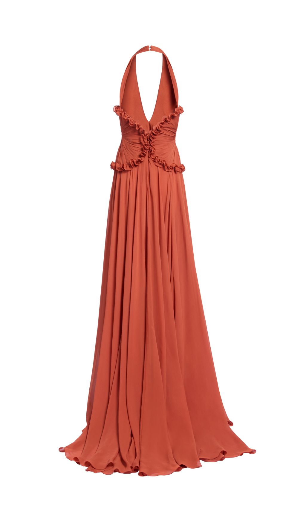 0716c48bdd918406ce7fb48cf046b44a.jpg Fashionslee Women Gili Orange Halter Maxi Dress