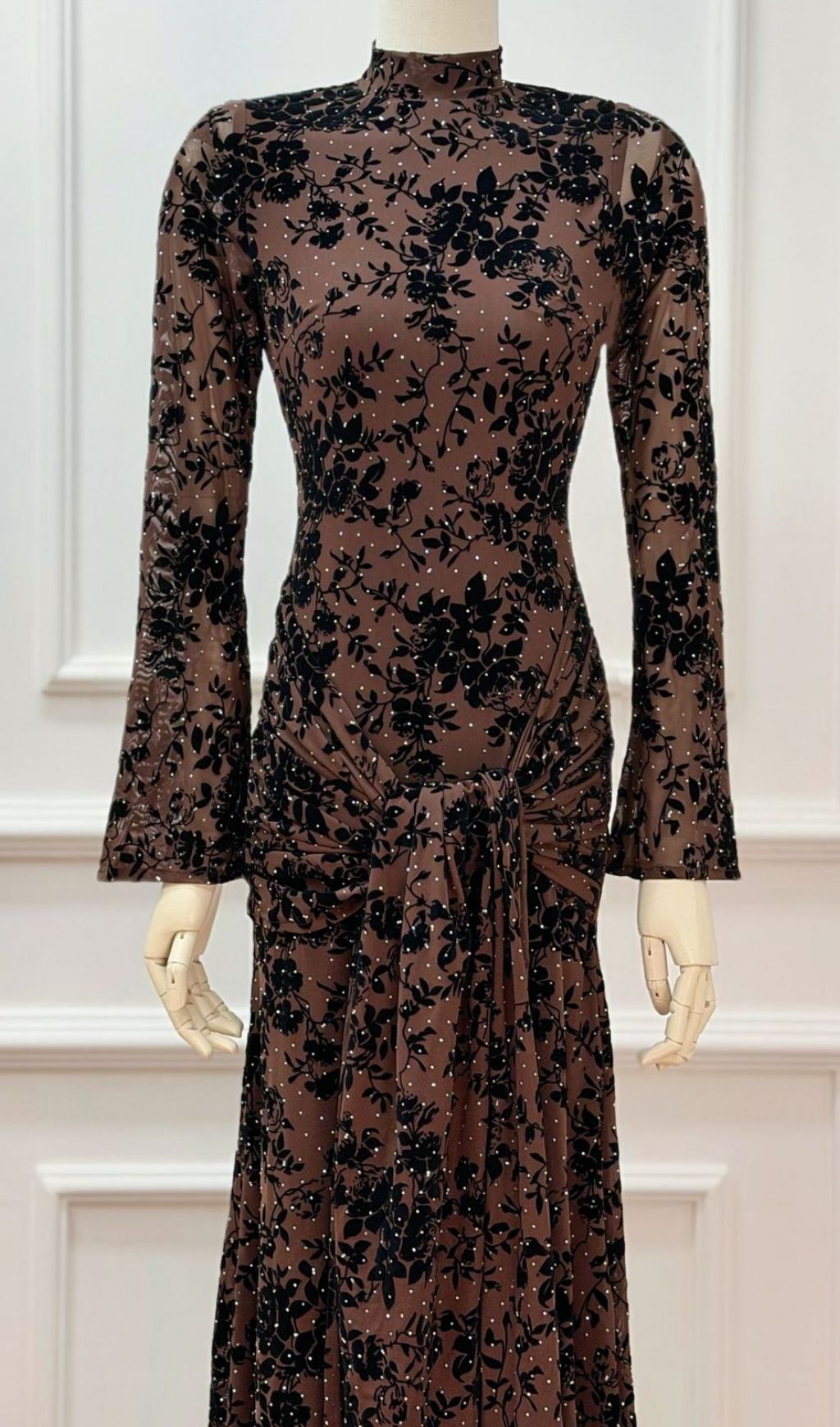 071e3a534bb2bc1273b68b4aad0eb69d.jpg Fashionslee Women Kayleigh Long Sleeve Embellished Maxi Dress