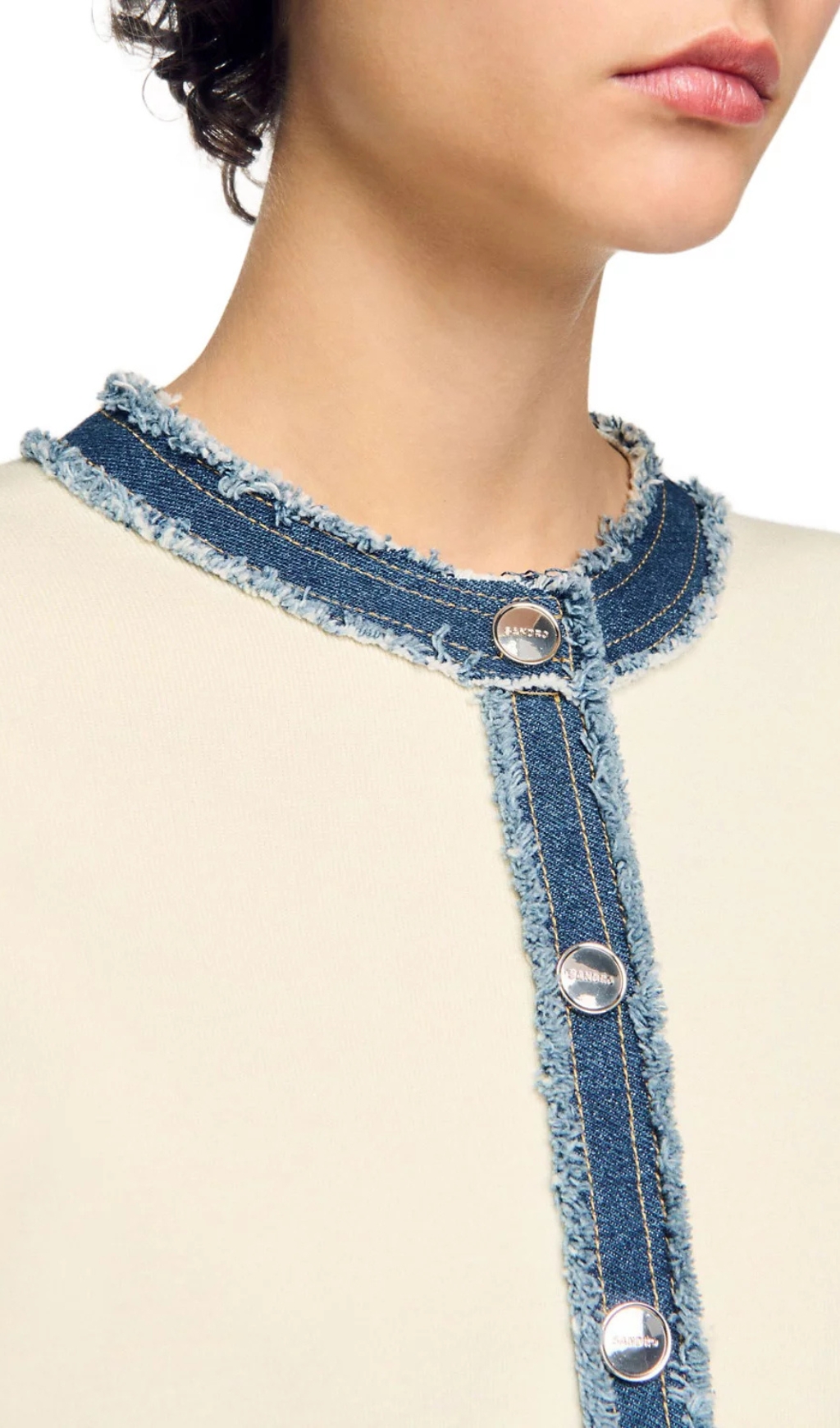 079e31bc2974c1e3fc9bb9dd2ae2d2fc.jpg Fashionslee Women Cardigan With Denim Detail