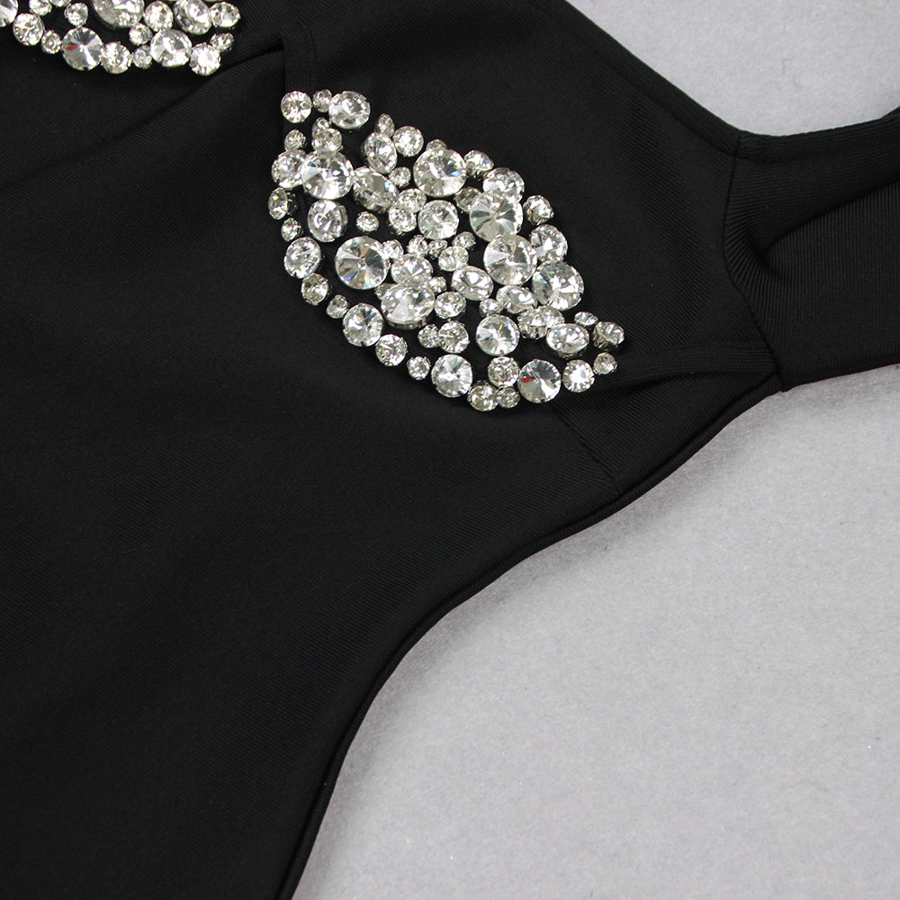 07eafcbb4498bef35997bd121a5eb739.jpeg Fashionslee Women Black Off Shoulder Crystal Cup Mini Dress