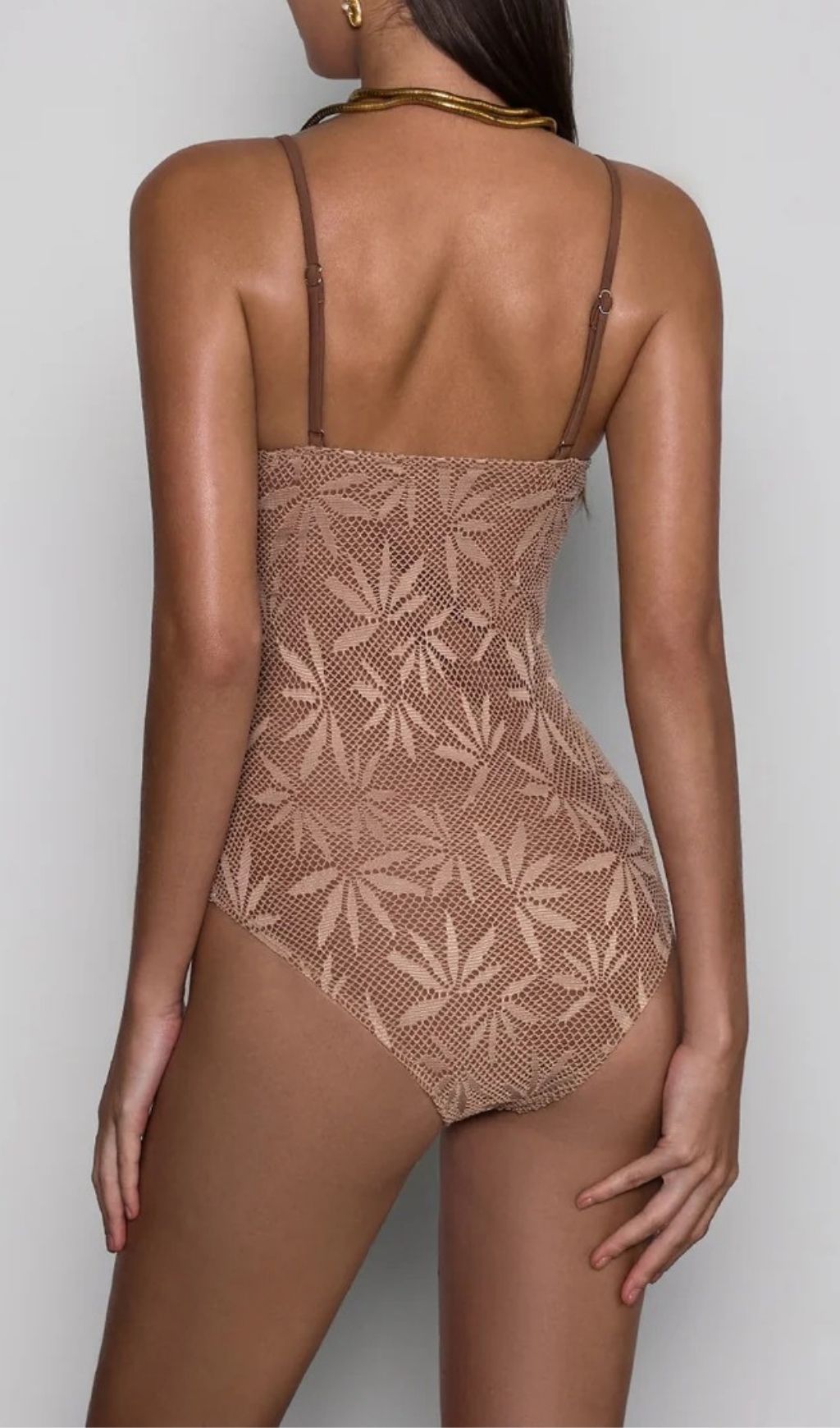 Fashionslee Women Boryxen Spaghetti Cutout One Piece Swimsuit