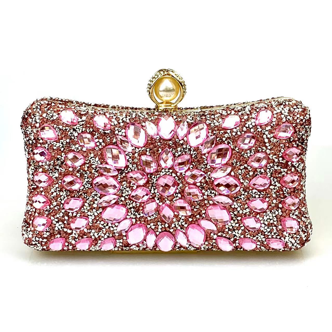 08e80d18fb8c44199fe5b34edc82f03b.jpeg Fashionslee Women Multi Rhinestone Crystal Clutch