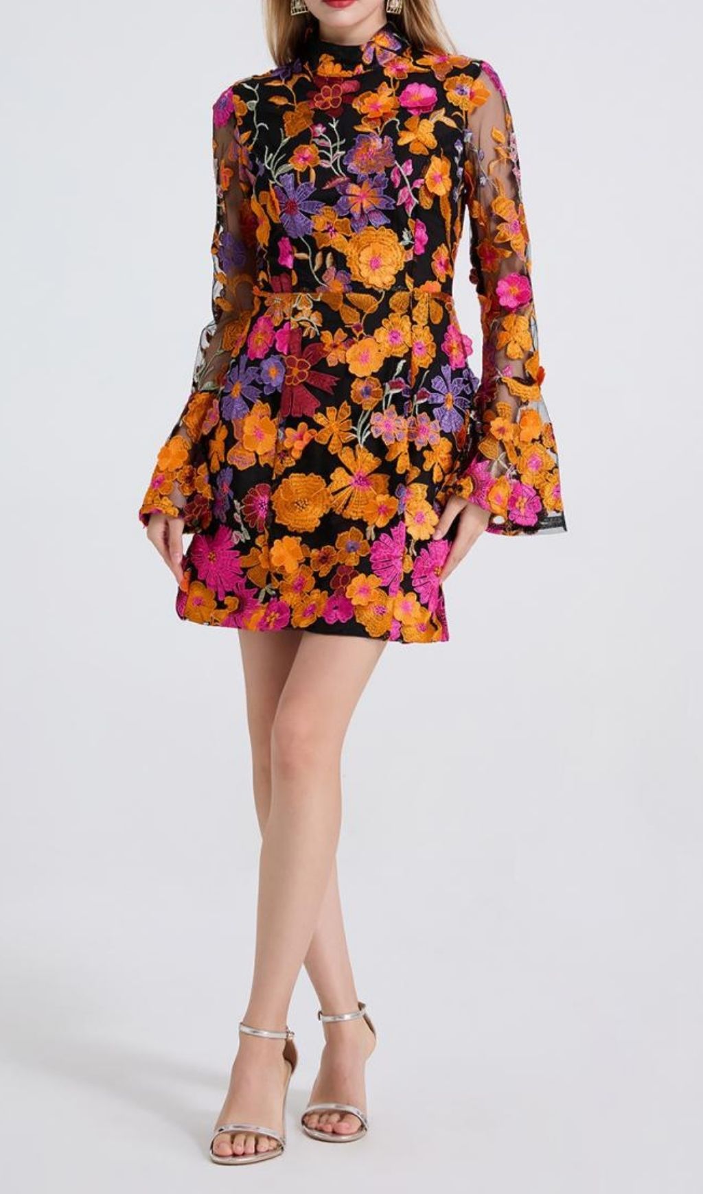 08fccec63bc1b4b807a23ffe97369ceb.jpg Fashionslee Women Donelle Flower Embroidered Mini Dress