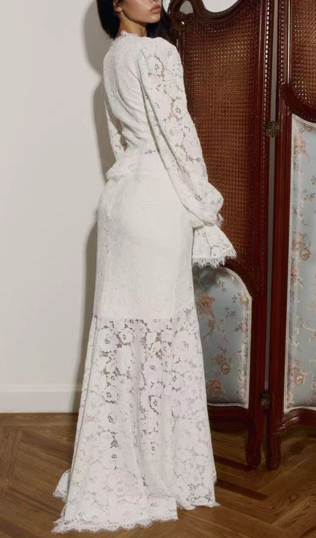 0912f7ca301339c087b56c36ba3e50b5.jpg Fashionslee Women Jennaya White Lace Two-Piece Set