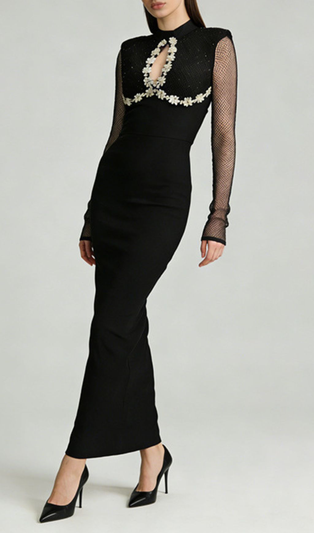0949142fa8c9ef9cfafbab752f1e7b03.jpg Fashionslee Women Jaliyah Black Long Sleeve Maxi Dress