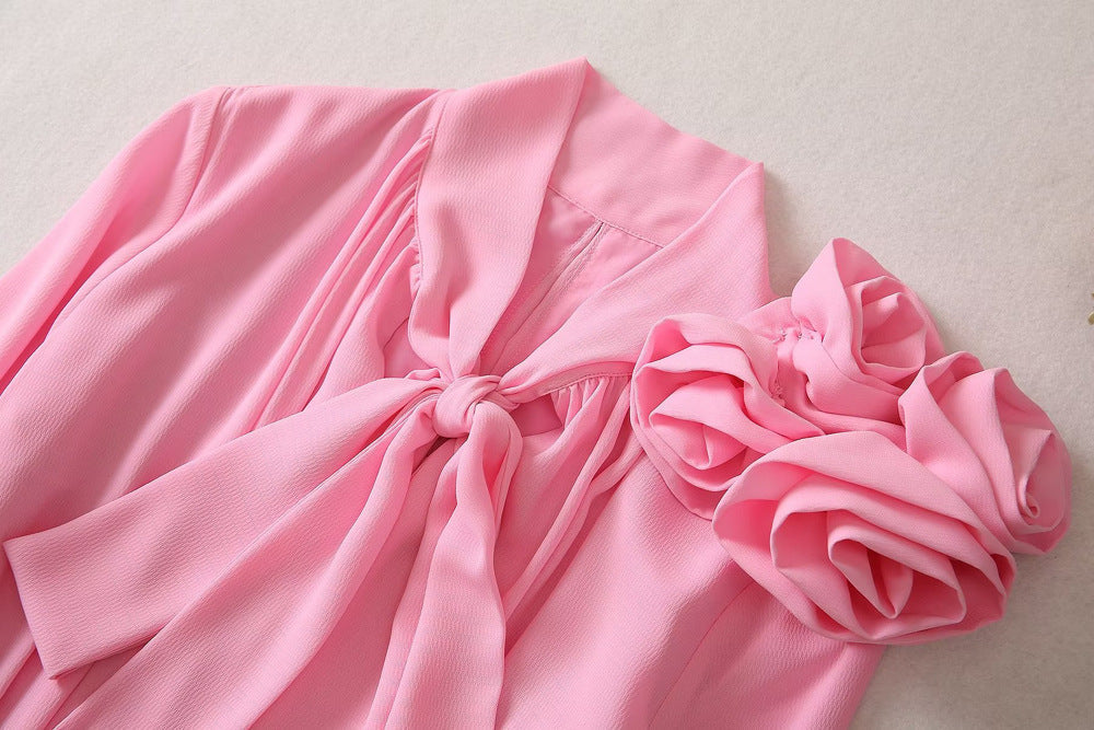 0969421d1183149956cf88517f3afe43.jpeg Fashionslee Women Aiko Pink Flower Embellished Maxi Dress
