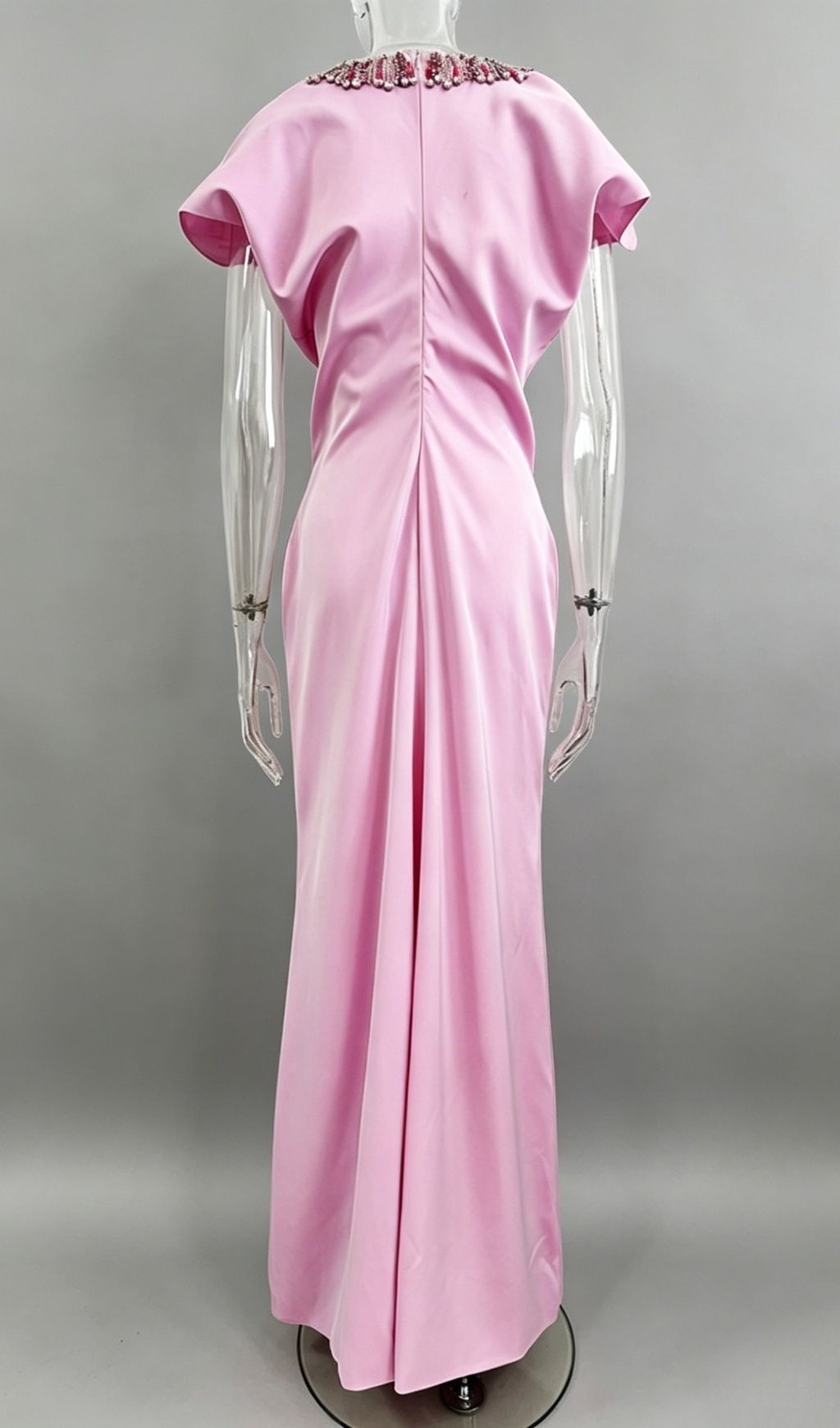 097596659e9ad601086cc9d16ad8d38e.jpg Fashionslee Women Krikor Pink Diamante Maxi Dress
