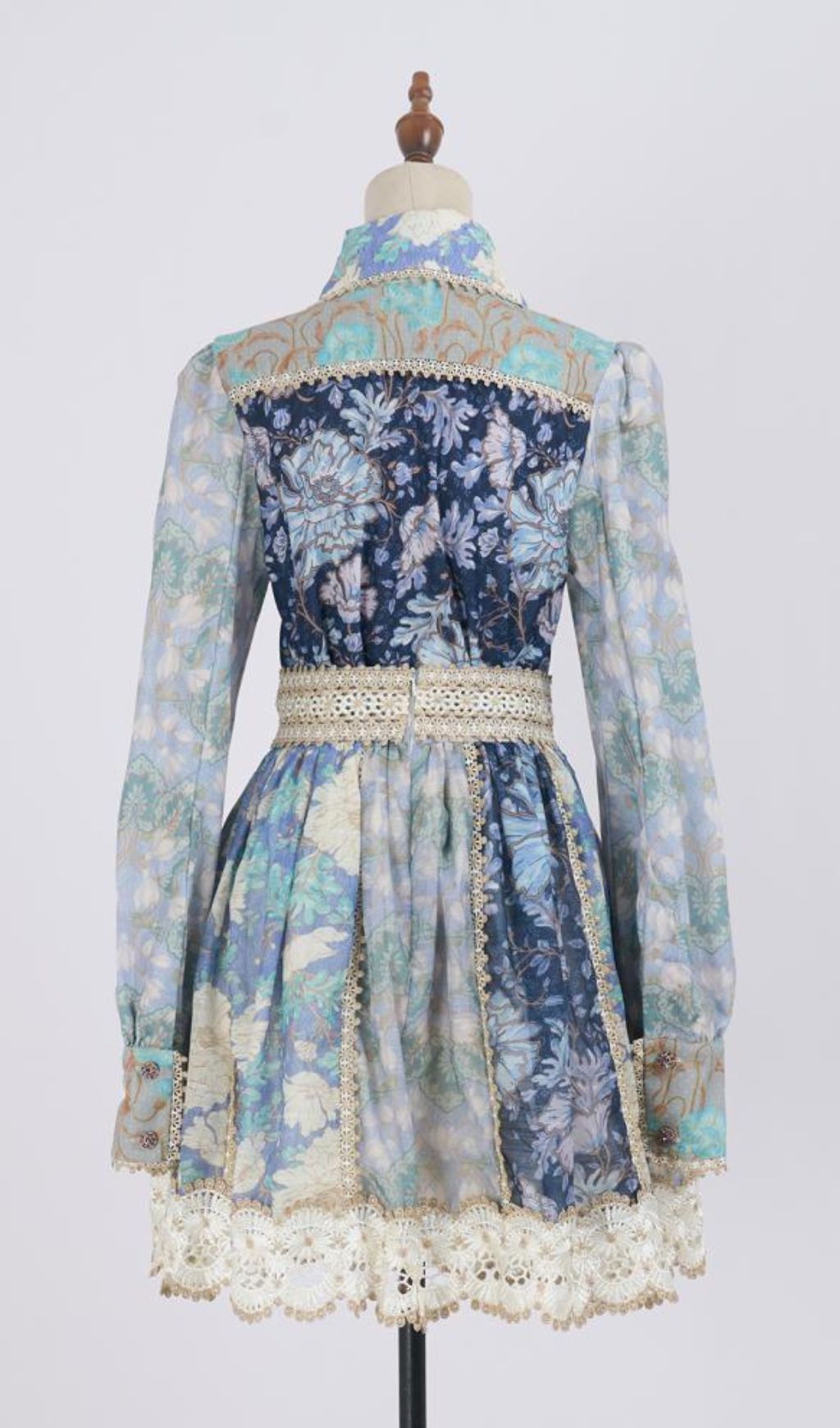 Fashionslee Women Gladys Printed Long Sleeve Shirt & Skirt Set