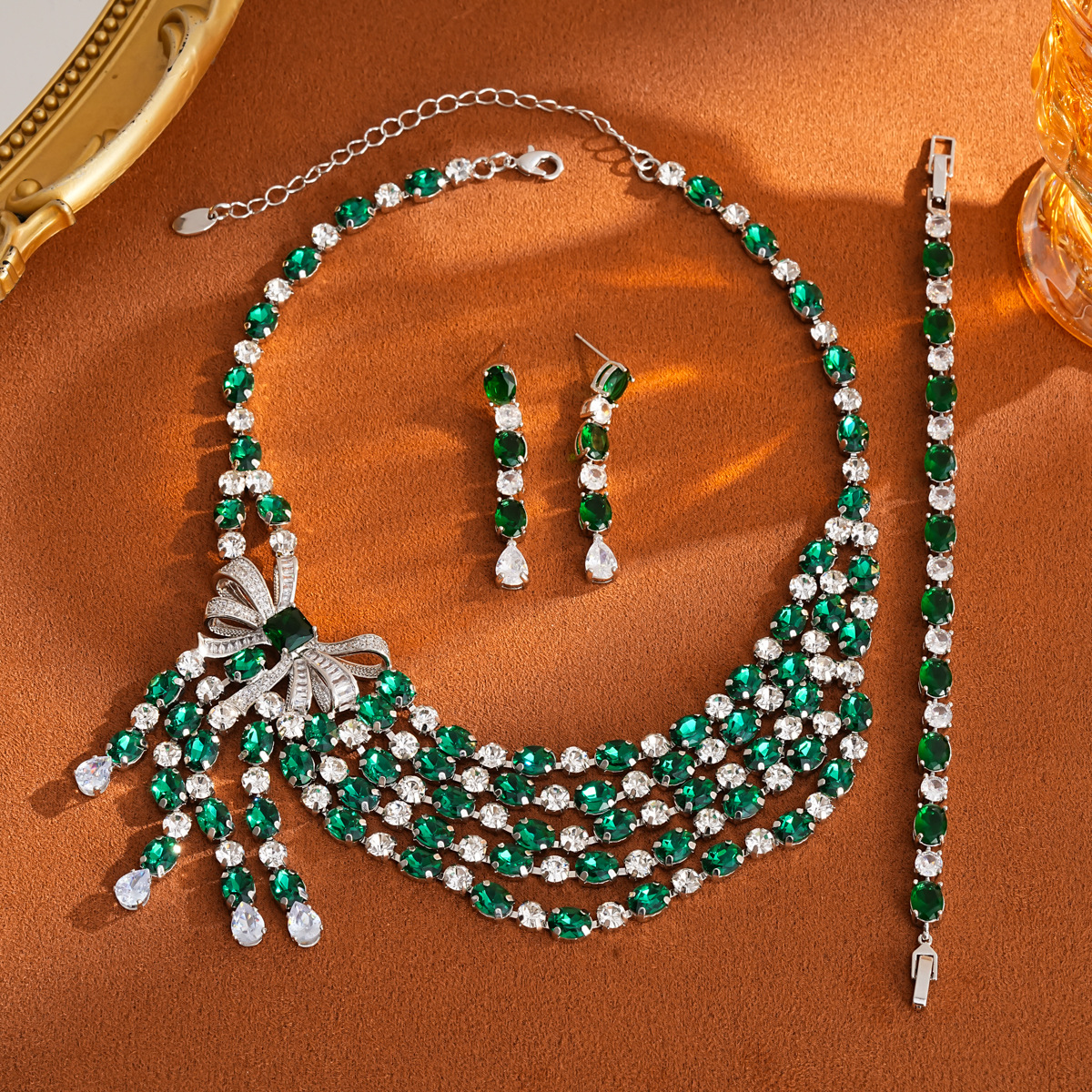 TRENDING ZIRCON BOW JEWELRY SET - OWNCI TRENDING ZIRCON BOW JEWELRY SET - OWNCI