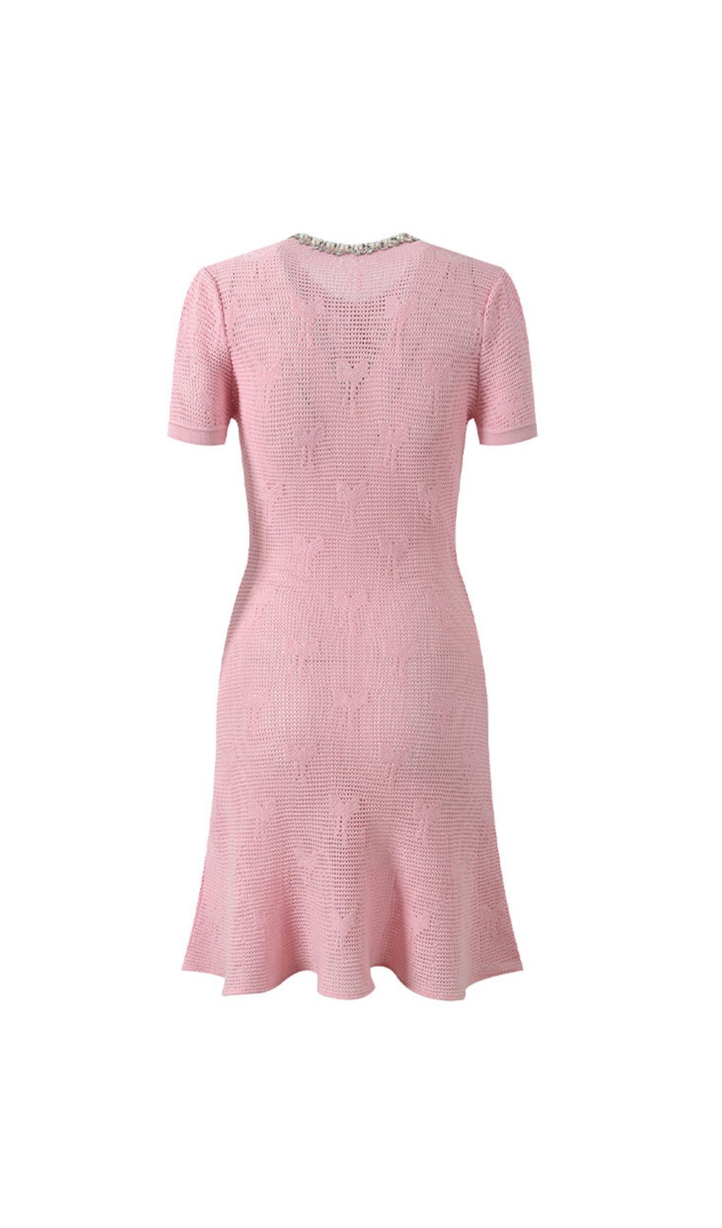 0ab70adc9d441460af2787113eb5317d.jpg Fashionslee Women Georgina Diamante Beaded Knit Mini Dress Set