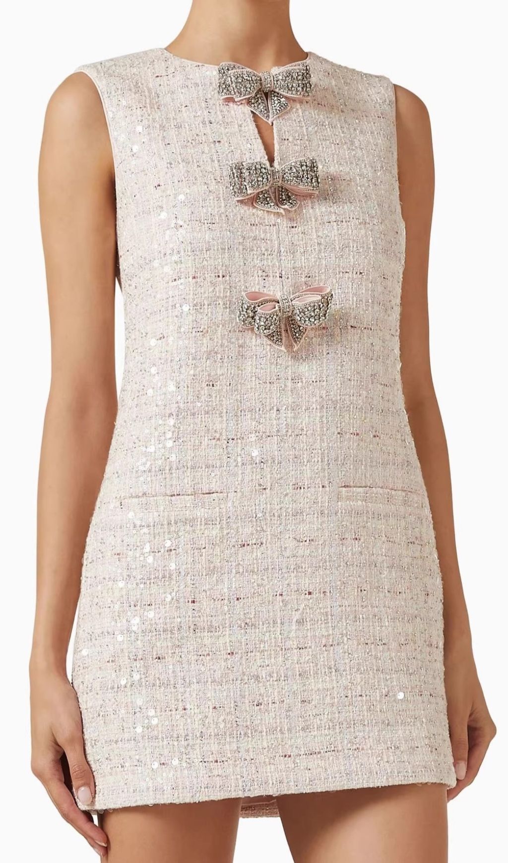 PINK BOW SEQUIN MINI DRESS – VIRAL PARTY AESTHETIC - OWNCI PINK BOW SEQUIN MINI DRESS – VIRAL PARTY AESTHETIC - OWNCI
