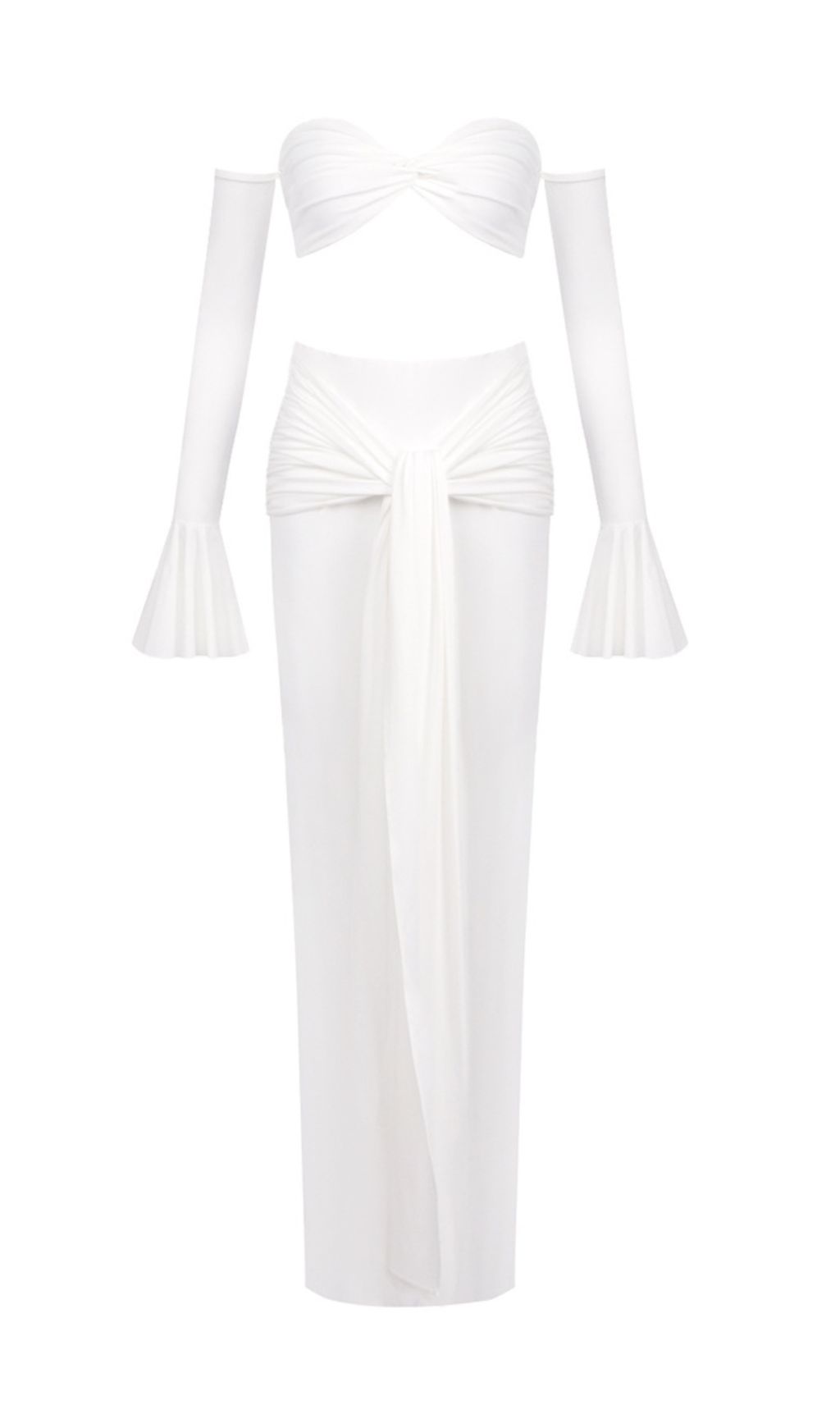 0ae1905af9b17b11df472e2c445b6500.jpg Fashionslee Women Hessa White Long Sleeve Two-Piece Set