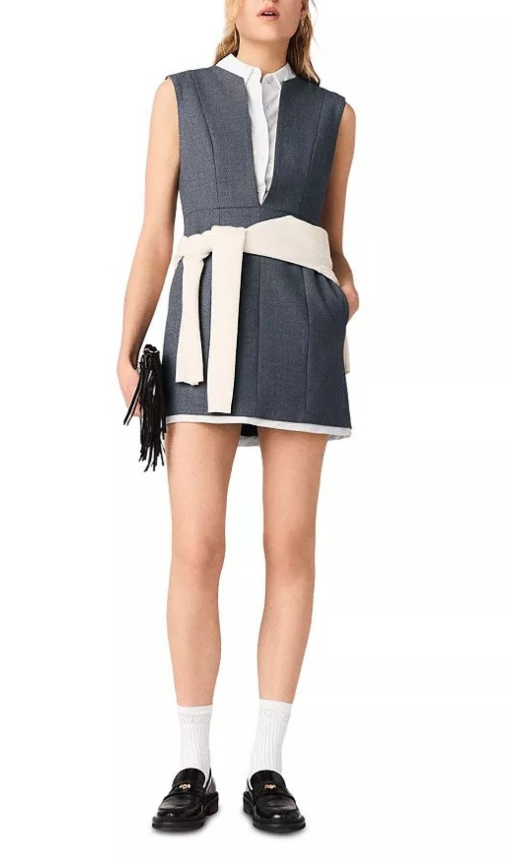 0b032c822a37675316f24c47242b9280.jpg Fashionslee Women Layered Effect Tailored Dress