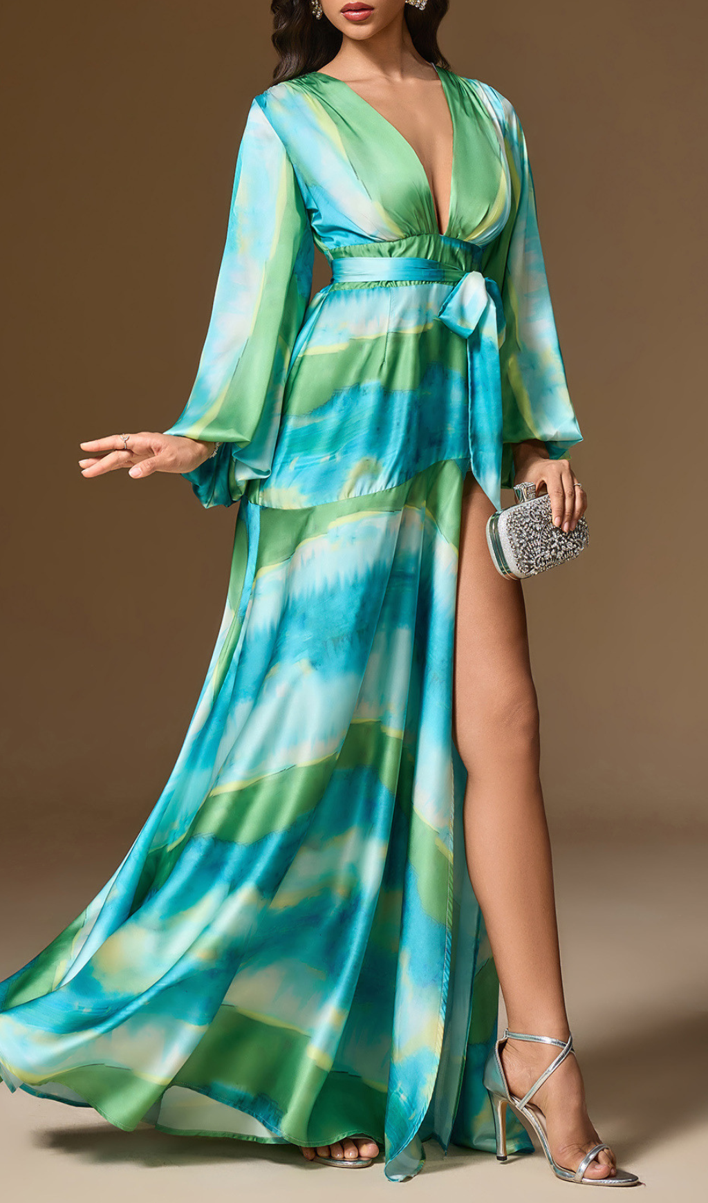 0b16df549d63d27ea3f2a8c253601c78.png Fashionslee Women Galena Printed Long Sleeve Maxi Dress