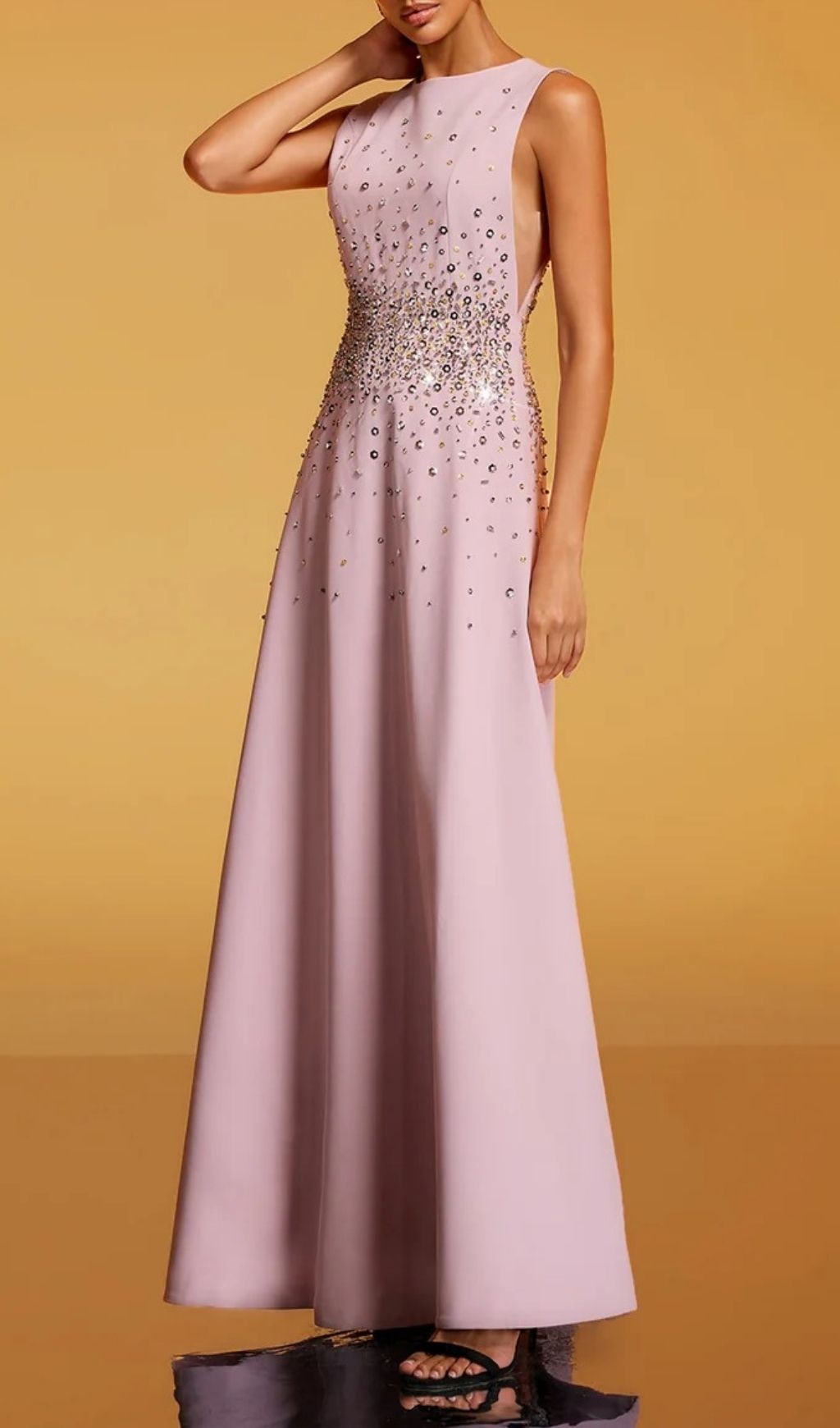 0b2c694c436e115e48a56d261fb521e8.jpg Fashionslee Women Felan Sleeveless Rhinestone Maxi Dress