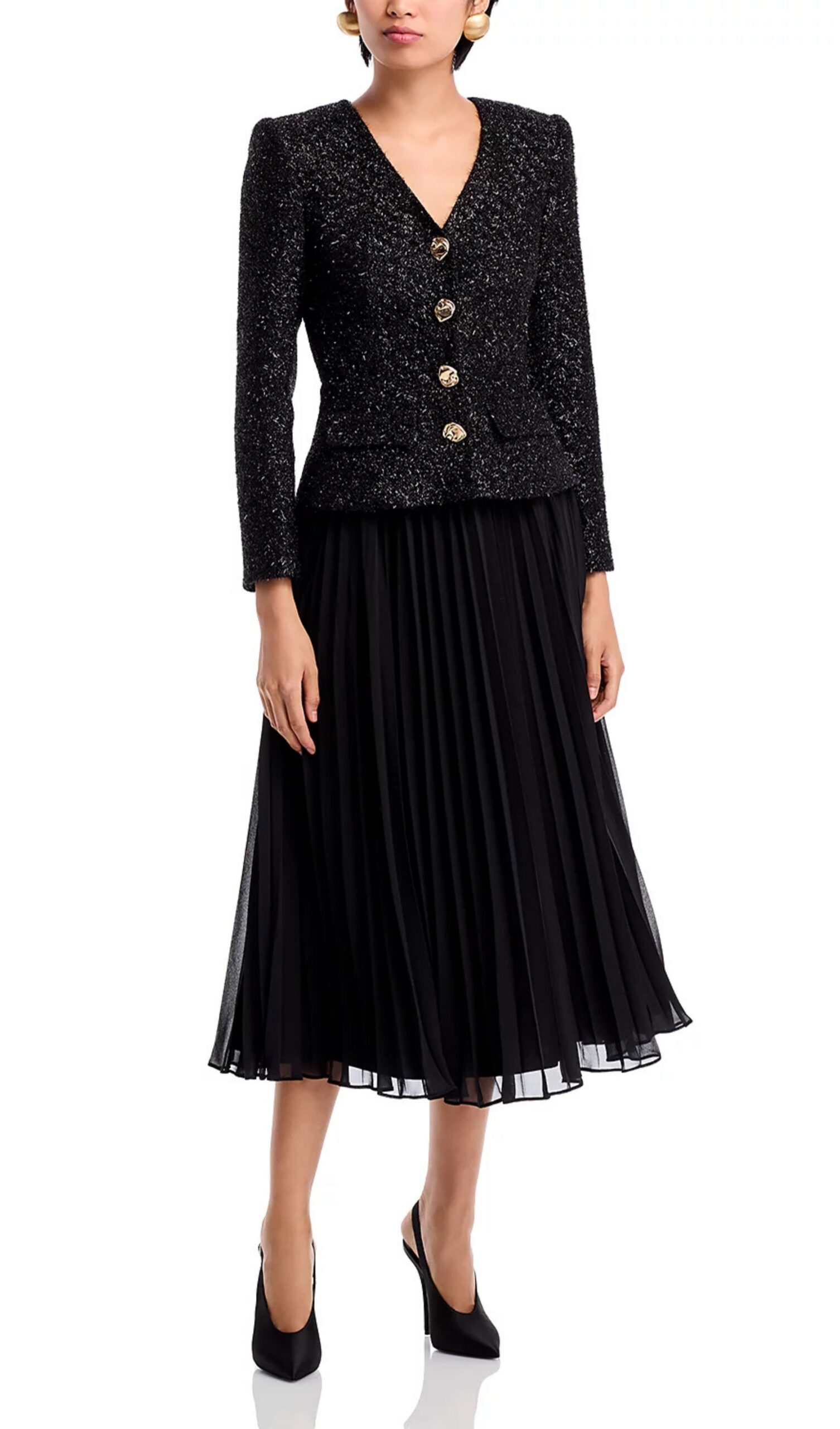 VINTAGE BOUCLE MIDI DRESS – TRENDING AESTHETIC - OWNCI VINTAGE BOUCLE MIDI DRESS – TRENDING AESTHETIC - OWNCI