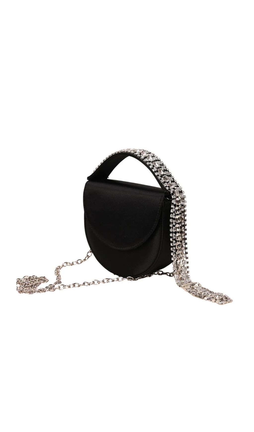 Fashionslee Women Yelmar Rhinestone Fringe Bag