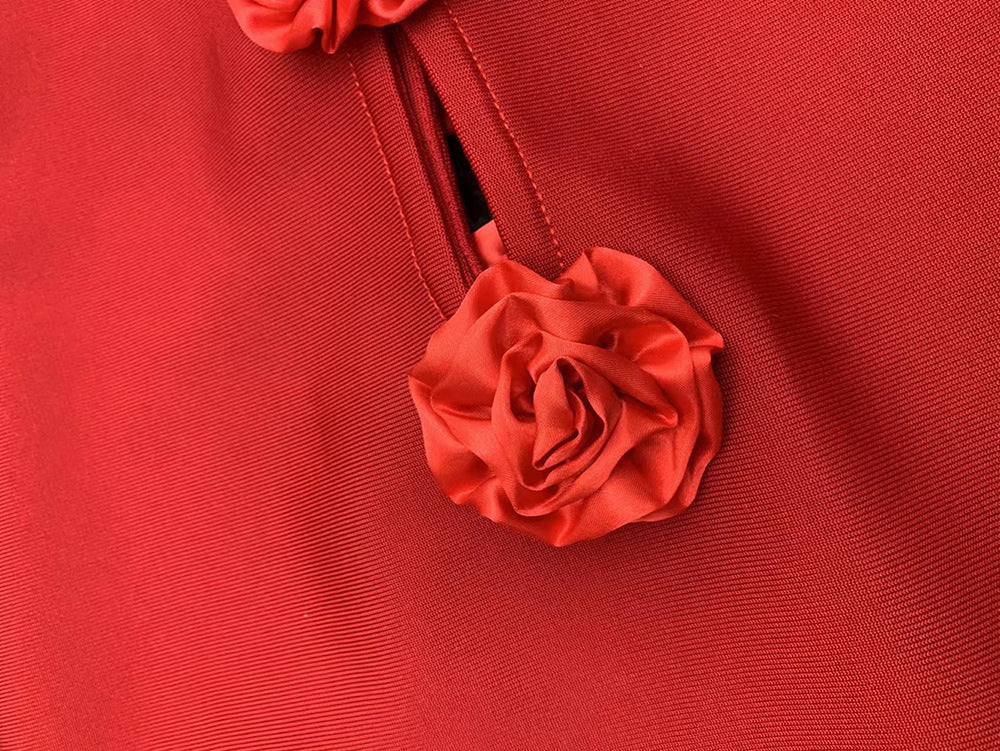 0bd7edd699f4220ee9e88b423c73d0bc.jpeg Fashionslee Women Asim Red Flower Embellished Maxi Dress