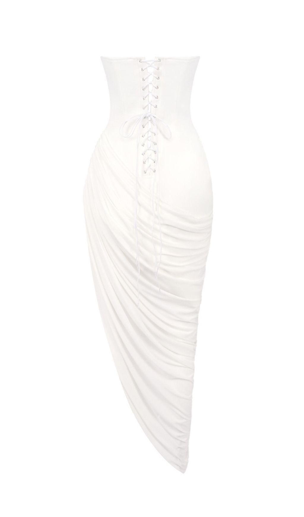0bdcf35925b1081cb17a4c179662740d.jpg Fashionslee Women Julianne White Strapless Maxi Dress