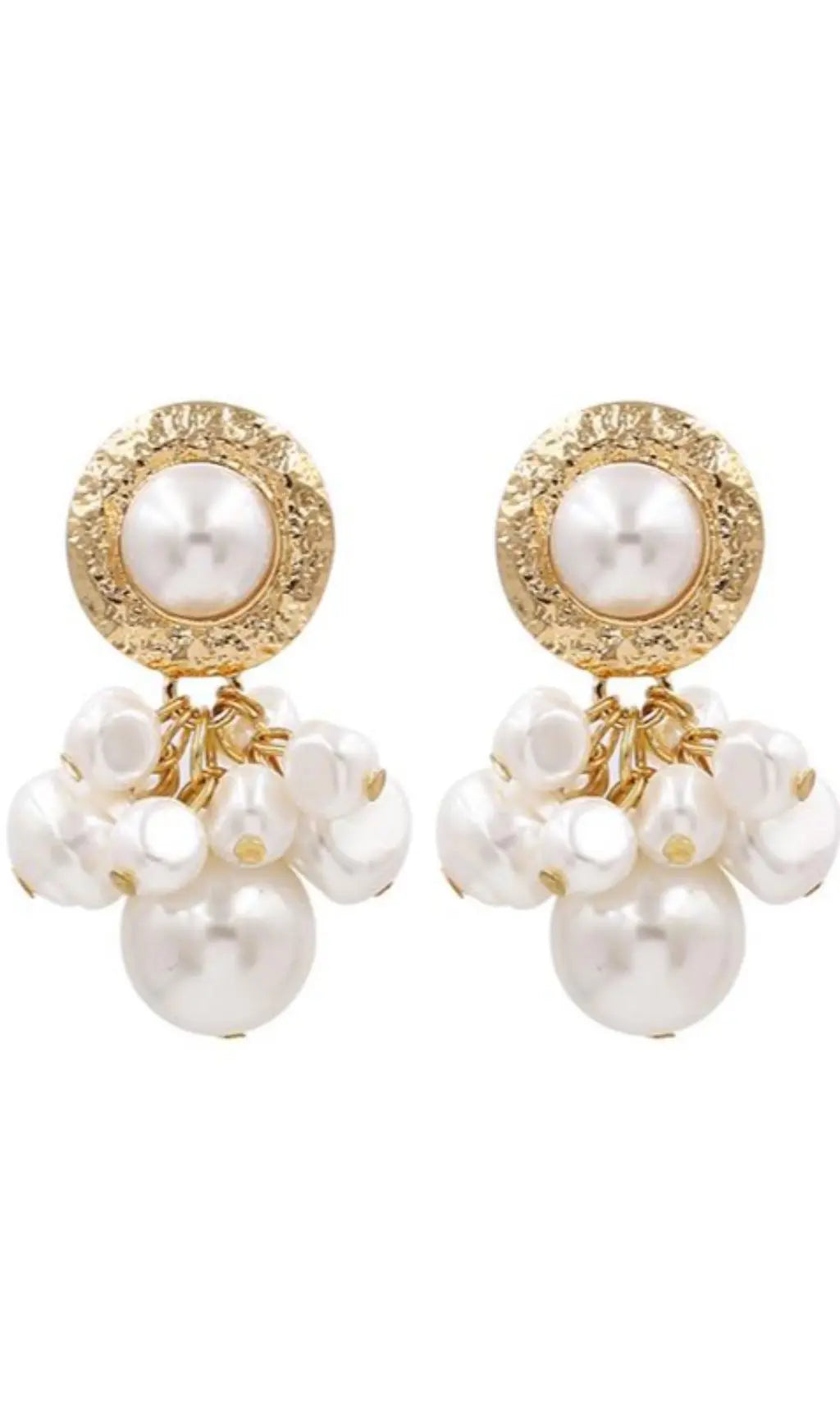 Fashionslee Women Pearl Detail Earrings