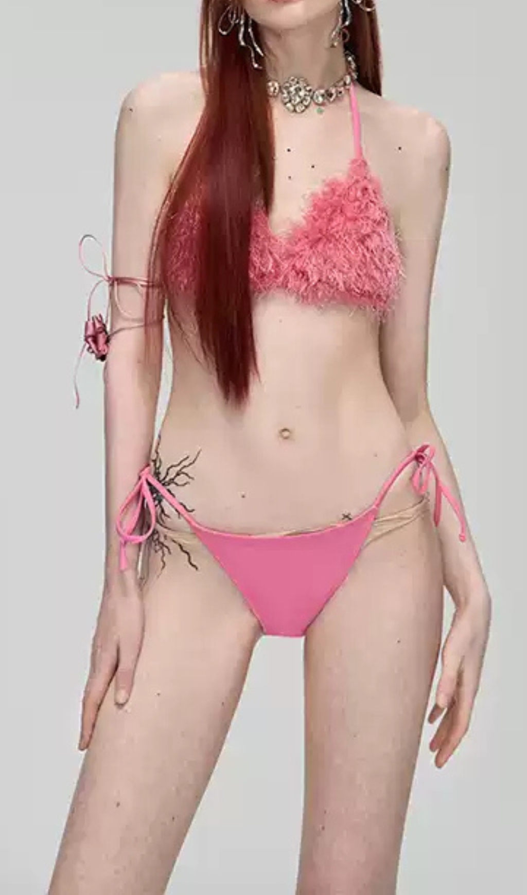 0c44d000e3516e40de6f51d792b4641b.jpg Fashionslee Women Datyah Fluffy Three-Piece Swimsuit