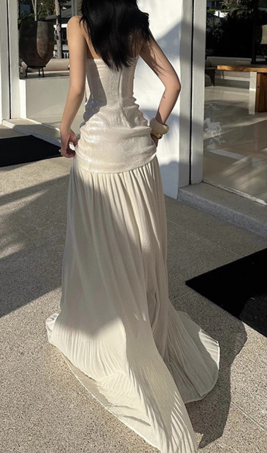 0c65321376d36b3b3e250301b2ba0654.jpg Fashionslee Women Fola Strapless Sequin Maxi Dress