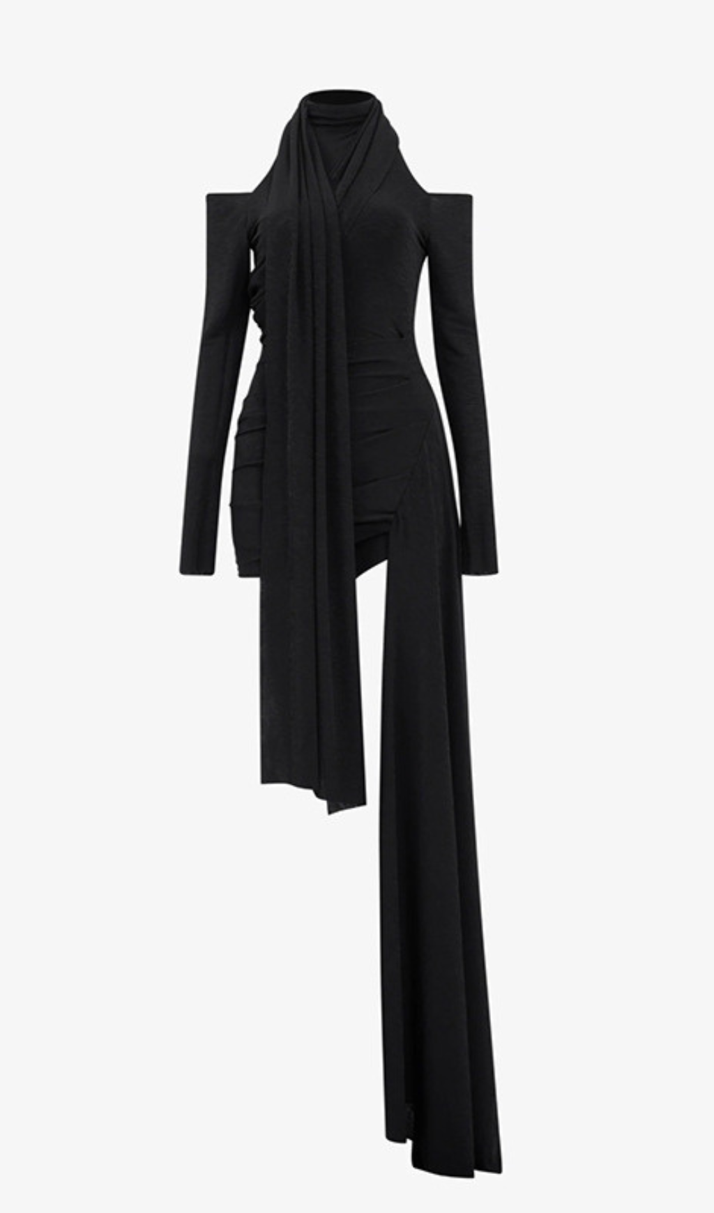 0c668976dc5e67384438519cb24d268c.png Fashionslee Women Gedalia Black Strap Long Sleeve Mini Dress