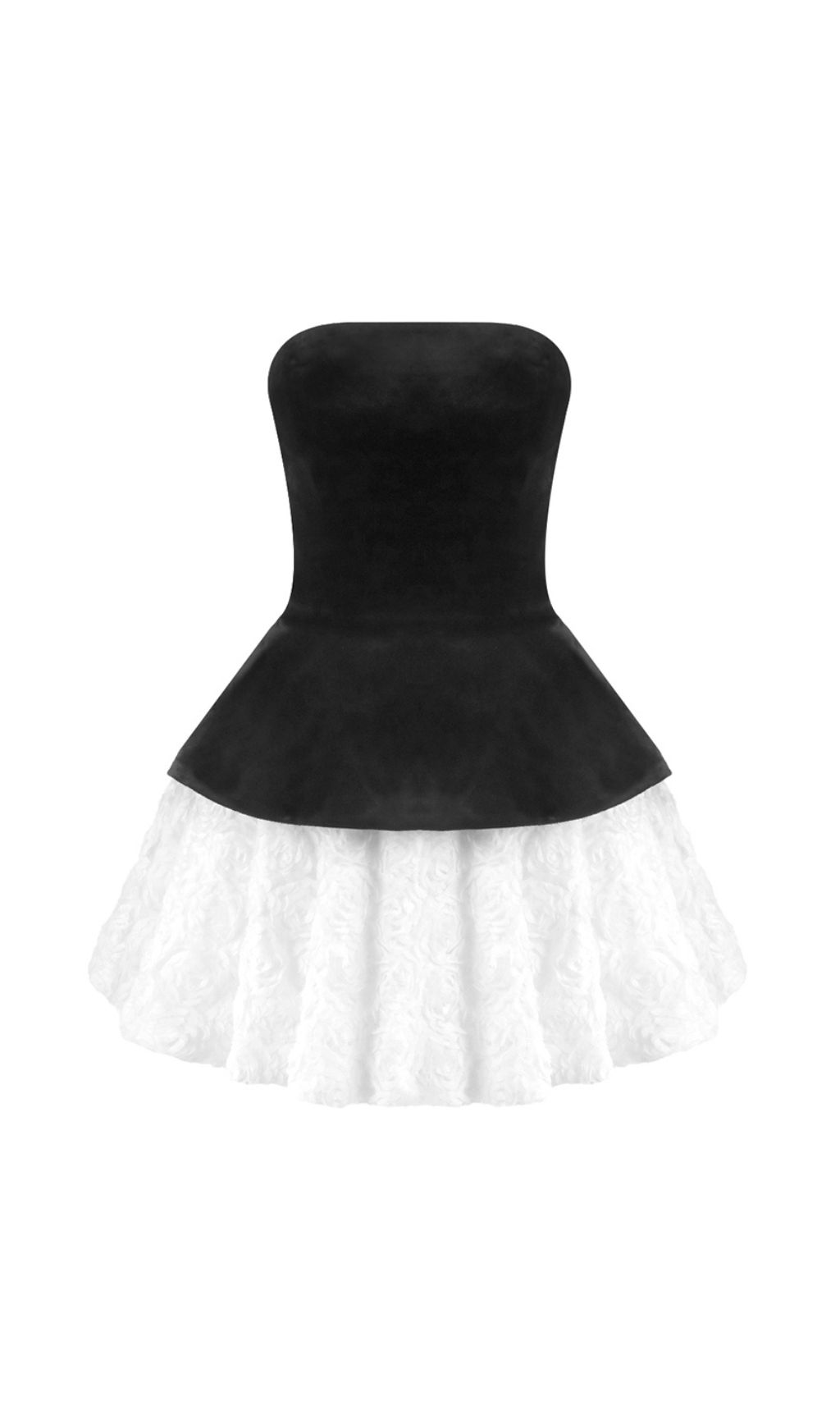 0c778631ce90b533a5aa1e295412a2f5.jpg Fashionslee Women Gefion Strapless Lace-Up Flower Skirt Set