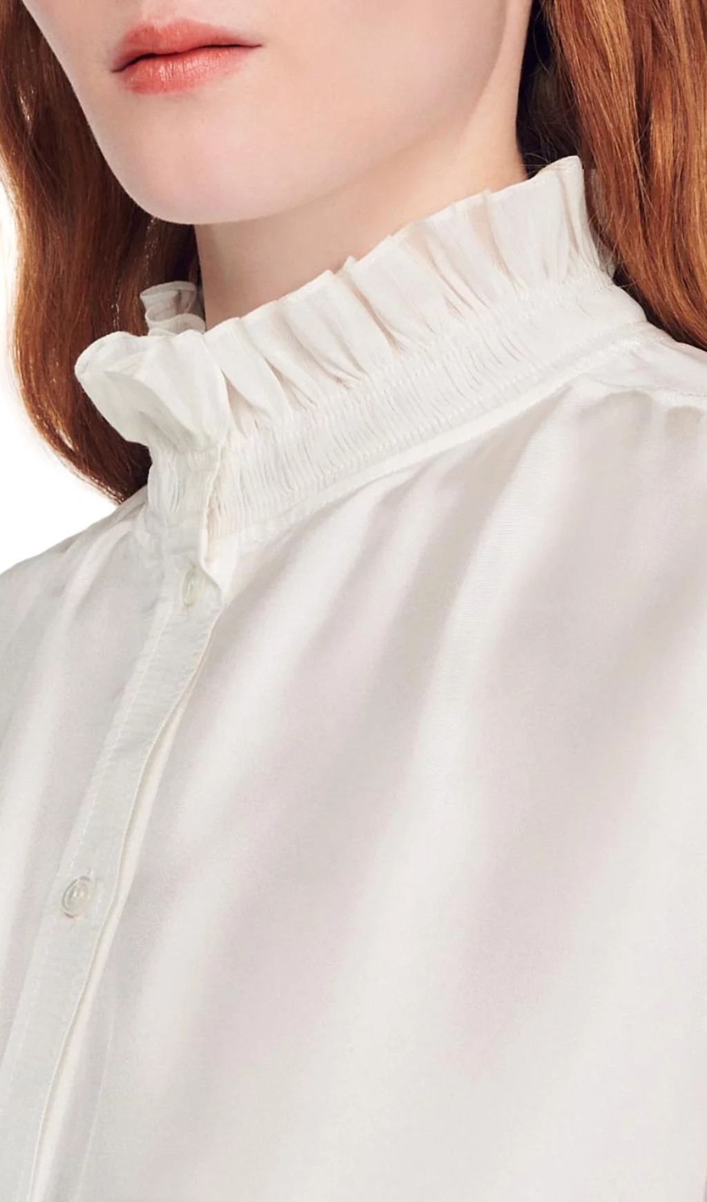 0c7983d23a75fed0eae193fc2f626470.jpg Fashionslee Women Haby Ruffled Trim Shirt
