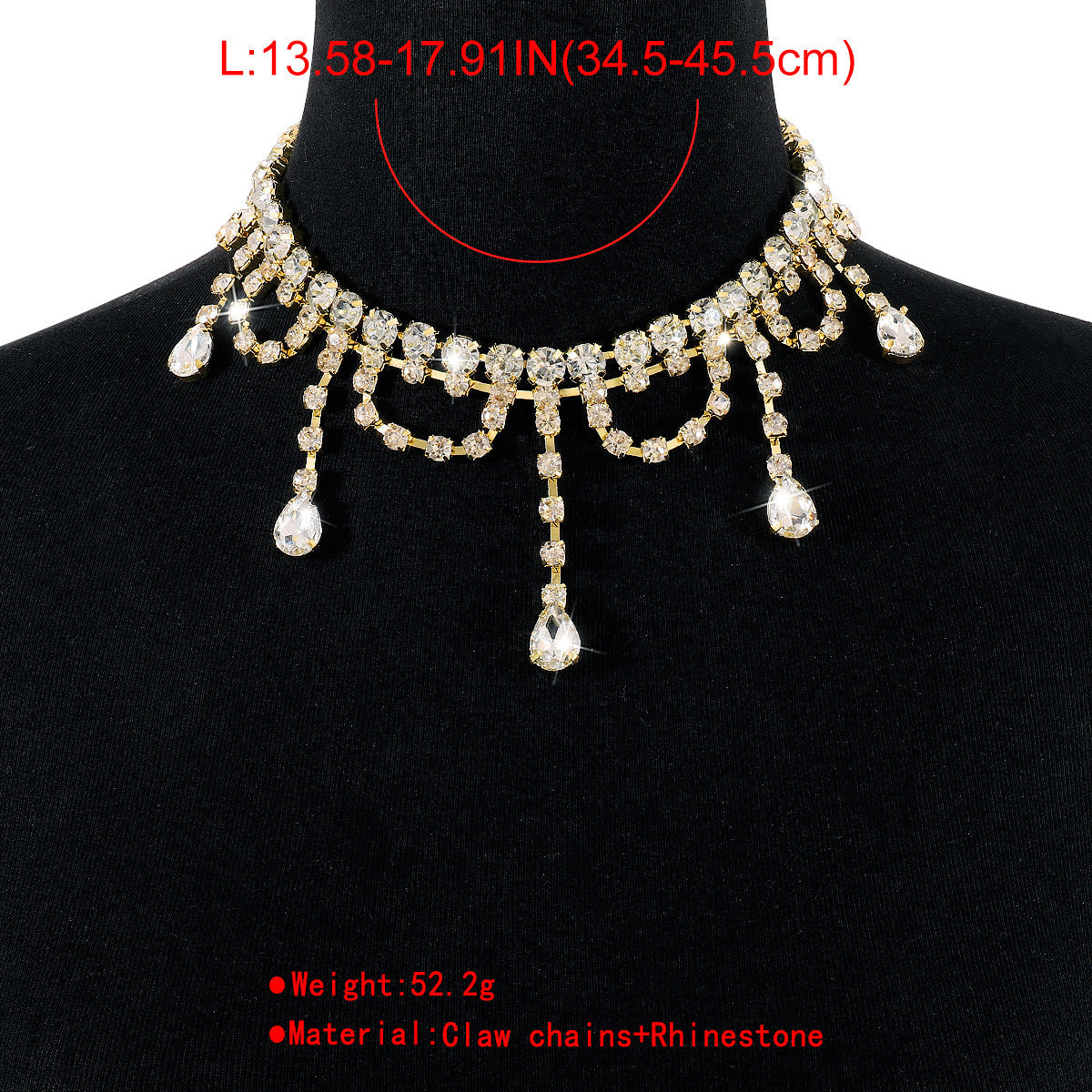 0d2bfe853cc4d8ed5d59be3da746f0cf.jpeg Fashionslee Women Gold Rhinestone Tassel Claw Chain